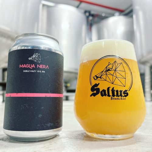 Saltus MAGLIA NERA  Doble hazy rye IPA (caja 12 cervezas) - Saltus