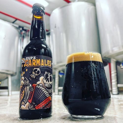 AUPA CARNALES  Saltus x Baserriberri x Zama  Russian Imperial Stout  (caja 12 botellas) - Saltus