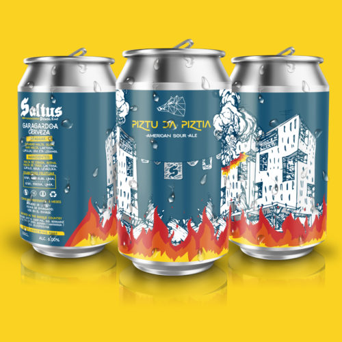 Saltus PIZTU DA PIZTIA  American Sour Ale (caja 24 cervezas) - Saltus